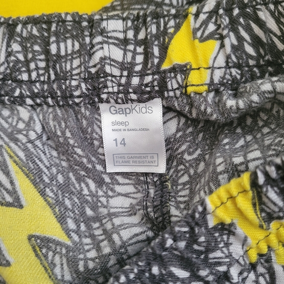 Gap Kids Sleep Pajamas PJ Set Rock n Roll 14 - Picture 5 of 5